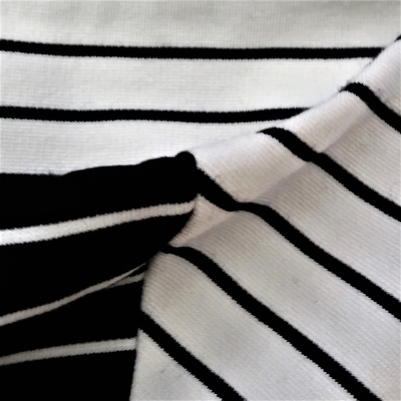 TORN BY RONNY KOBO STRIPED MINI SKIRT Stretch - Picture 4 of 8